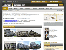 Tablet Screenshot of cloverdaletownhouse.com